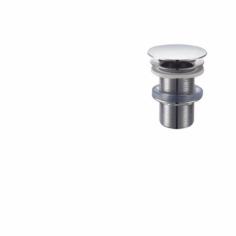 Billede af Klik-ventil m. overløb - børstet krom